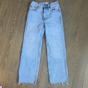 Abercrombie & Fitch Light Blue Straight Leg Jeans